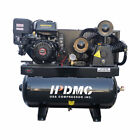 Gas Driven Piston Air Compressor 13hp Two Stage Engine For Service Trucks Fit