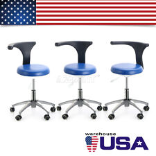 3pcs Adjustable Rolling Chair Medical Doctors Stool Dental Mobile Chair