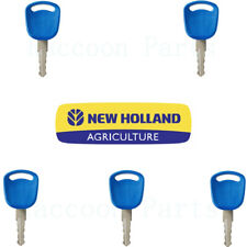 5 New Holland Tractor Ignition Keys T5030t7050 Tl70tl100 Tm110tm190 Ts80ts13