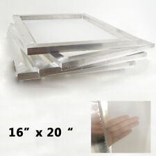 4 Pcs 16 X 20 Aluminum Screen Frame With 80 Mesh Fabric Shirt Press Supply