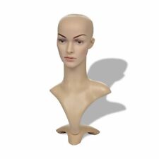 Vidaxl Female Mannequin Head Wig Hat Jewelry Shop Window Display Form