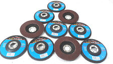 Sanding Wheel Disc 10 Pc 4 12 Inch X 78 Flap 60 Grit Aluminum Oxide