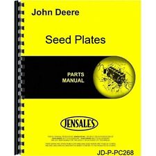 John Deere Seed Plates Parts Manual Catalog Pc268