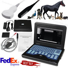 Vet Portable Ultrasound Scanner Veterinary Ultrasound Laptop Machine 2 Probes Us