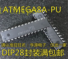 2pcs Atmega8a Pu Dip 28 Microcontroller Mcu Avr New Good Quality K1995
