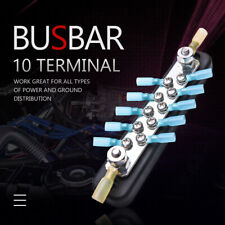 Universal 10way Terminal Bus Bar Ground Distribution Wire Block For Car Truck Rv