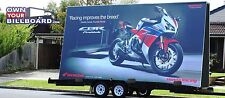 10x20 Mobile Billboard Trailer Advertising Sign With Vinyl Banners