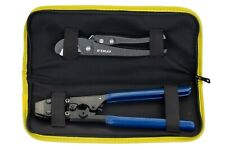 Pex Cinch Crimping Tool For Ss Clamps With Pipe Cutter In Heavy Duty Canvas Bag