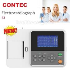 Contec New 12 Eads Ecg 3 Channel Electrocardiograph Sync Softwaree3
