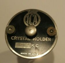 Vintage Quartz Radio Crystal Ica Ceramic Holder