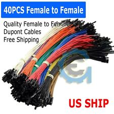 A5 40pcs 20cm Female To Female Dupont Wire Jumper Cable For Arduino Breadboard