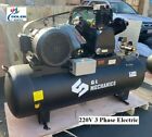 New 15 Hp Piston Two Stage Air Compressor Corded Electric Model 220v 3ph