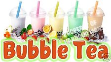 Bubble Tea Decal 18 Boba Drinks Concession Restaurant Food Trucks Vinyl Menu