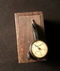 Vintage Testmaster Dial Indicator .001 With Wooden Box Federal Products