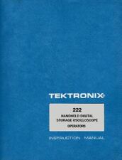 Tektronix 222 Operators Manual 167 Pages With Protective Covers