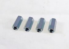 4 Pack 14 28 X 78 Long Fine Thread Hex Coupling Nut With Zinc Plate