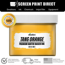 Ecotex Fluorescent Tang Orange Water Based Ready To Use Discharge Ink 5 Gallon