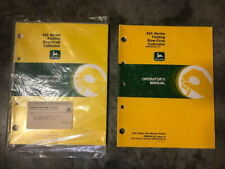 Lot Of 2 John Deere 845 Series Folding Row Crop Cultivator Operators Manuals