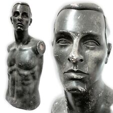 Vintage Male Mannequin Torso Wall Hanging Counter Display Bust Oddity Art Creepy