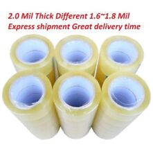1 6 12 18 24 36 72 Rolls Clear Packing Packaging Carton Sealing Tape 2x110 Yards