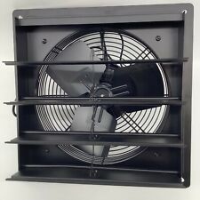 Iliving Automatic Shutter Variable Speed Black Wall Mounted Exhaust Fan