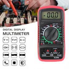 Digital Multimeter Ac Dc Voltmeter Ammeter Ohmmeter Volt Tester Meter Xl830l
