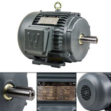 3 Hp 3 Phase Electric Motor 1800 Rpm 182t Frame Tefc 230460v Premium Efficiency