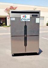 Four Door Refrigerator Freezer R32 Commercial Cooler Freezer Refrigerator Reach