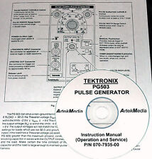 Tektronix Pg503 Pulse Generator Instruction Operating Amp Service Manual