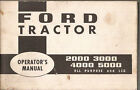 Ford 2000 3000 4000 5000 Tractor Operators Manual