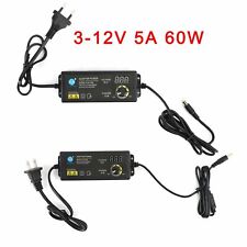 Adjustable Dc Power Supply Adapter Charger Variable Voltage 3 12v 5a 60w
