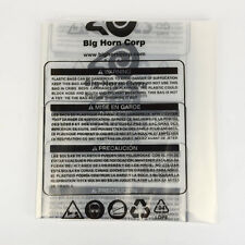 Big Horn 11789 195 Dia Clear Plastic Dust Collection Bag 305 X 33 5 Pk