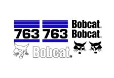 Bobcat 763 Decals Stickers Kit Skidsteer Loader Full Set Emblem Skid Steer Track