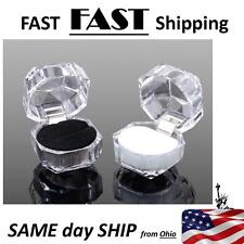 Black Acrylic Ring Boxes Wholesale Jewelry Ring Boxes Showcase Displays 20lot