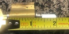 Brass Cylinder Lock With One Sargent Key Lot Of Two Locks