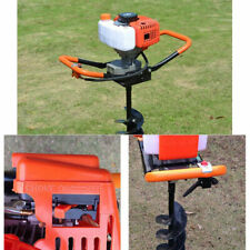 52cc Post Hole Digger Gas Powered Earth Auger Borer Fence Ground Drill3 Bit