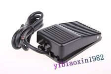 1pcs Floor Stomp Foot Switch Ac 250v 10a Black Single Action On Off Yb