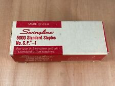 Opened Vintage Box Of Swingline Sf 1 Standard Staples Approx 5000 Staples