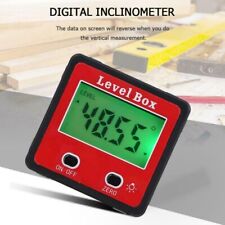 Digital Lcd Protractor Box Magnetic Level Gauge Inclinometer Angle Finder Meter