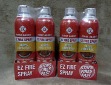 Lot Of 4 First Alert Fire Extinguisher Ez Fire Spray Fire Extinguishing