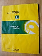 Original John Deere 1610 Series Drawn Chisel Plow Operators Manual
