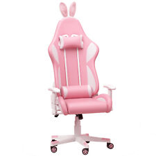 Computer Gaming Chair Ergonomic Office Desk Seat Racing Swivel Recliner Pink