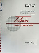 Telonic Industries Model S 4 S 4m Plug In Oscillator Instruction Manual