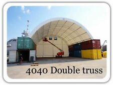 Shelter Fabric Dome Container Dual Truss Commercial Grade Pvc 40 X 40 X 15
