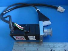 Yaskawa Sgmm A1c313 Mini Servo Motor 10w 21a With Pulley And Mount Plate