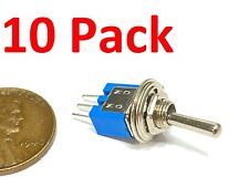 10 Pack Spdt Onon Mini Toggle Switch Single Pole Double Throw 3pin 316 5mm G24