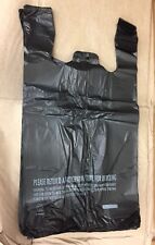 New 200ct Large 16 Thank You T Shirt Plastic Grocery Shopping Bags With Handle
