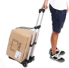 Folding Hand Truck Dolly Luggage Cart Portable Aluminum Utility Cart With 2wheels