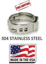25 12 Stainless Steel Pex Clamps Cinch Rings For Crimp Style Pex Fitting Usa