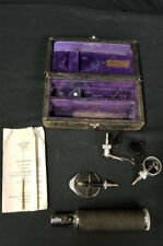 Vintage Wappler American Cytoscope Opthalmoscope And Otoscope Withleather Case